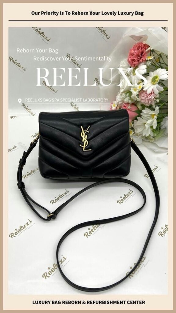 YSL Toy Loulou Crossbody Bag Leather Strap Damaged & Oil Edge Melted… — frame 6