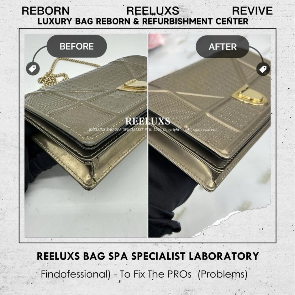 Handbag Metallic Color Damaged Mold Spot Oxidation Damaged Restoration I REELUXS — frame 4