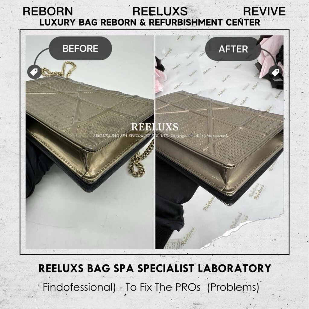 Handbag Metallic Color Damaged Mold Spot Oxidation Damaged Restoration I REELUXS — frame 3