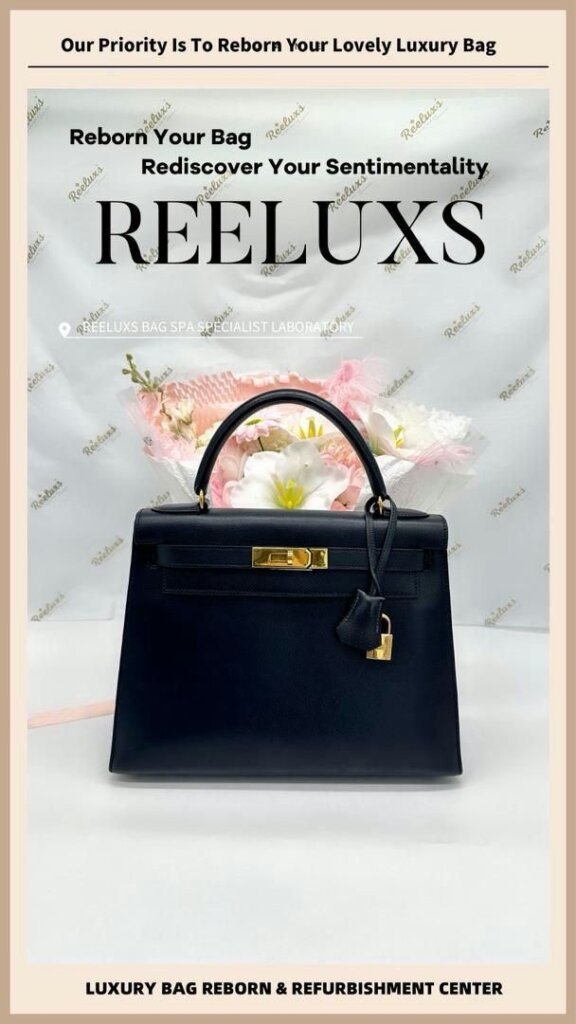 Kelly Handbag Leather White Mold Spot Nano Mold Removal Treatment | REELUXS — frame 6