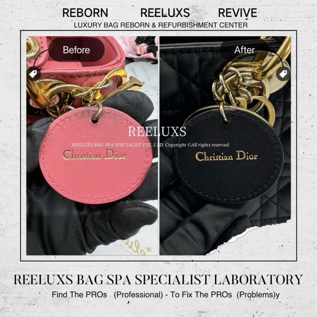 Christian Dior Lady Dior Handbag Leather Color Transfer Problem, Color Faded &… — frame 9