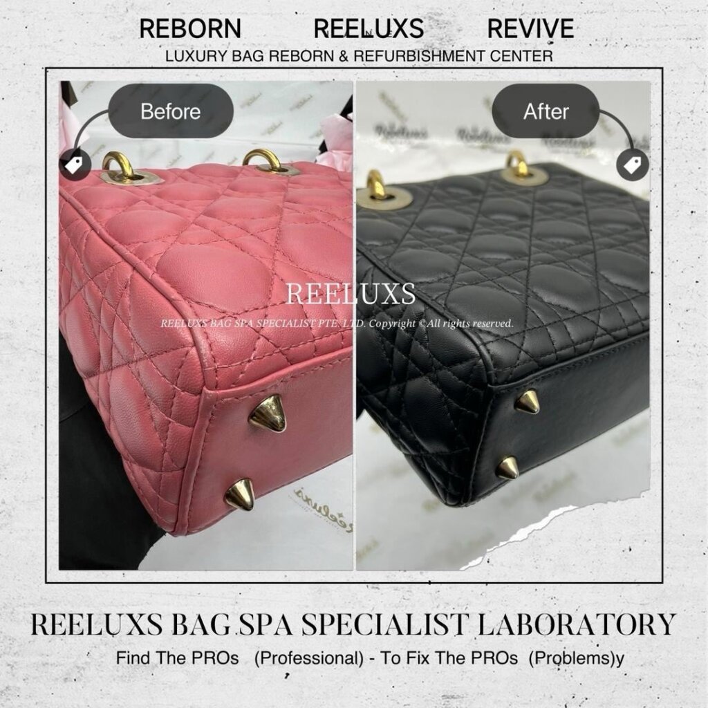 Christian Dior Lady Dior Handbag Leather Color Transfer Problem, Color Faded &… — frame 4
