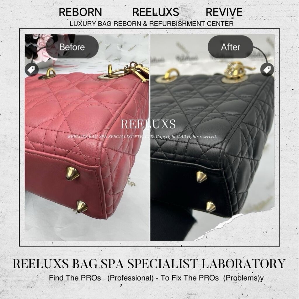 Christian Dior Lady Dior Handbag Leather Color Transfer Problem, Color Faded &… — frame 5
