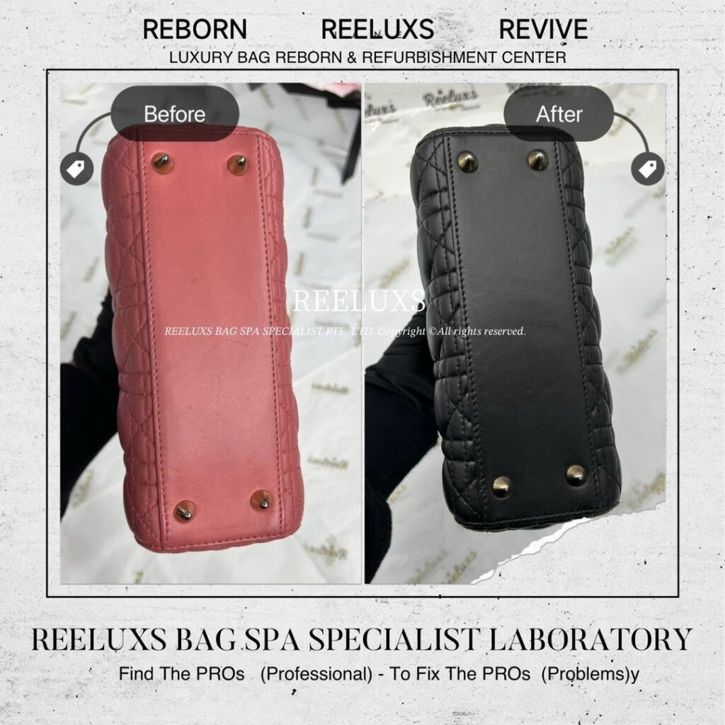 Christian Dior Lady Dior Handbag Leather Color Transfer Problem, Color Faded &… — frame 6