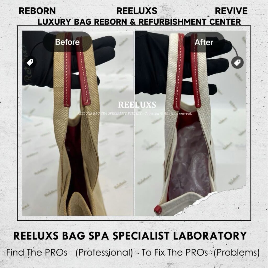 Handbag Heavy Stain & Yellowish Problem Nano Deep Cleaning Treatment | REELUXS — frame 10