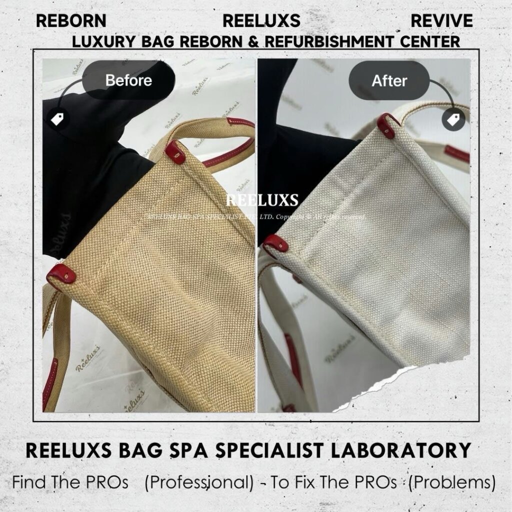 Handbag Heavy Stain & Yellowish Problem Nano Deep Cleaning Treatment | REELUXS — frame 5