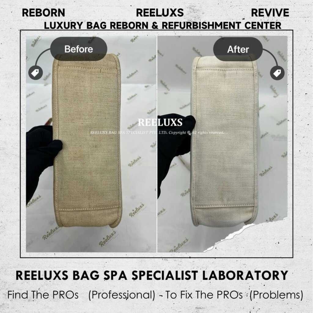 Handbag Heavy Stain & Yellowish Problem Nano Deep Cleaning Treatment | REELUXS — frame 7