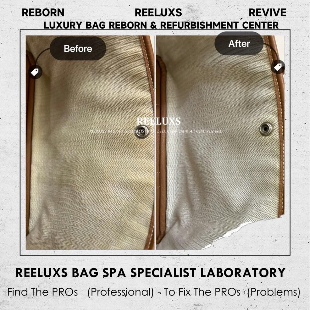 Garden Party Leather Stain Inner Fabric Yellowish Problem Deep Nano Spa Treatment… — frame 3