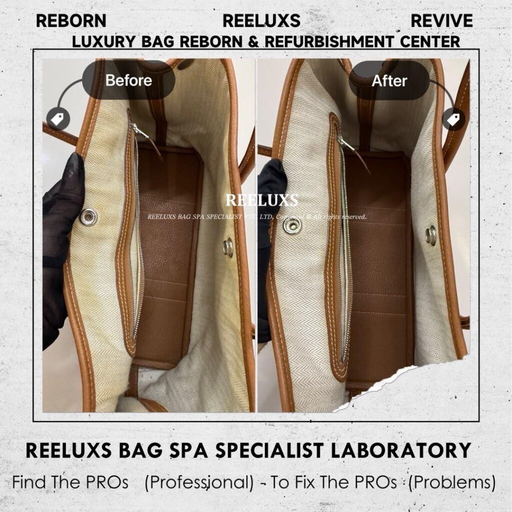 Garden Party Leather Stain Inner Fabric Yellowish Problem Deep Nano Spa Treatment… — frame 4