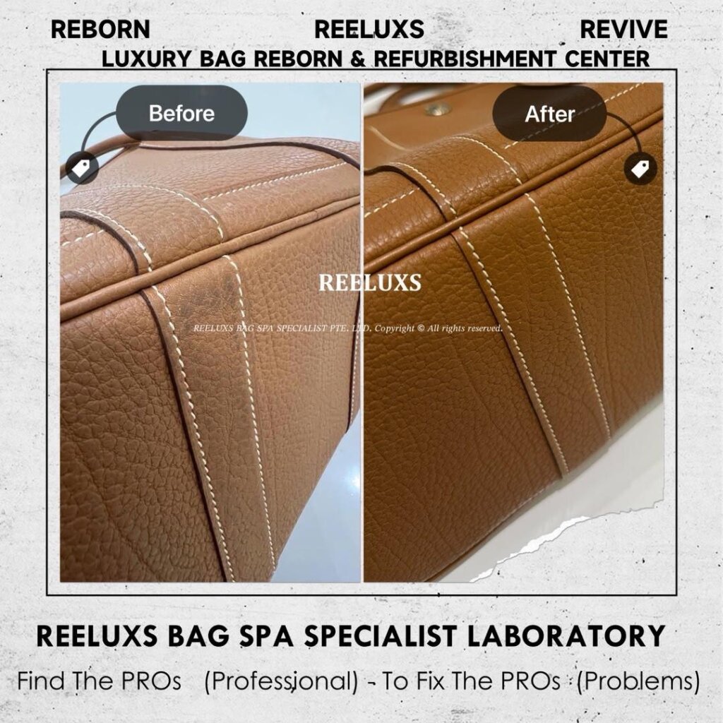 Garden Party Leather Stain Inner Fabric Yellowish Problem Deep Nano Spa Treatment… — frame 5