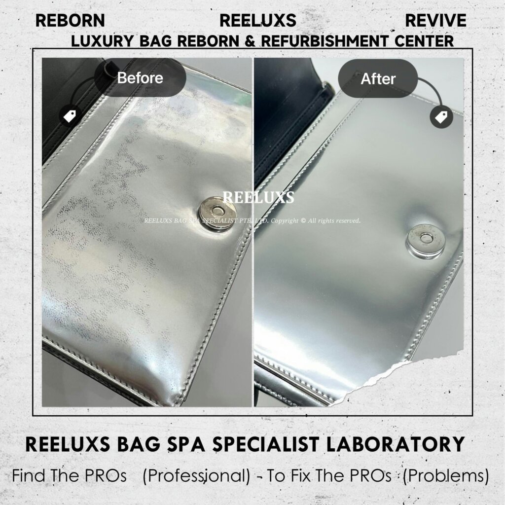 Diorama Metallic Handbag Mold Spot Color Oxidation Problem Restoration | REELUXS — frame 3