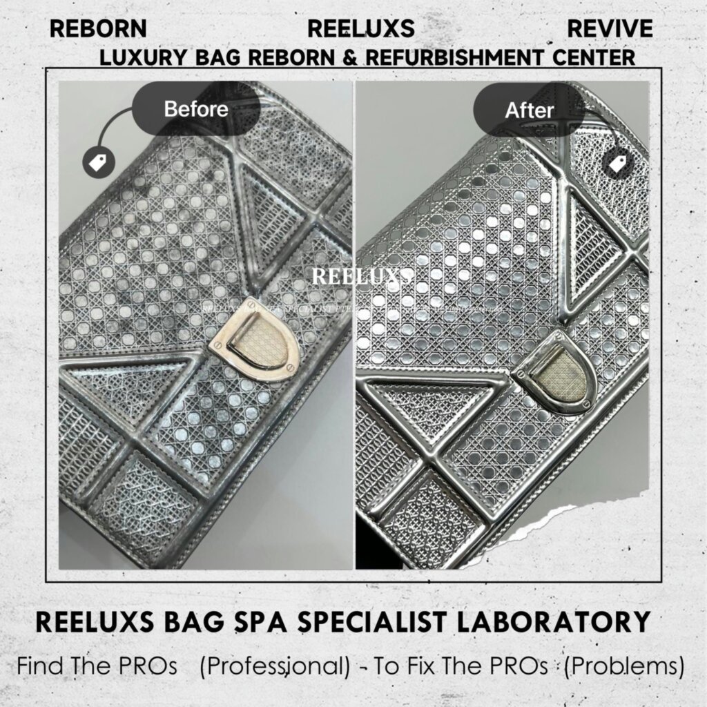 Diorama Metallic Handbag Mold Spot Color Oxidation Problem Restoration | REELUXS — frame 2