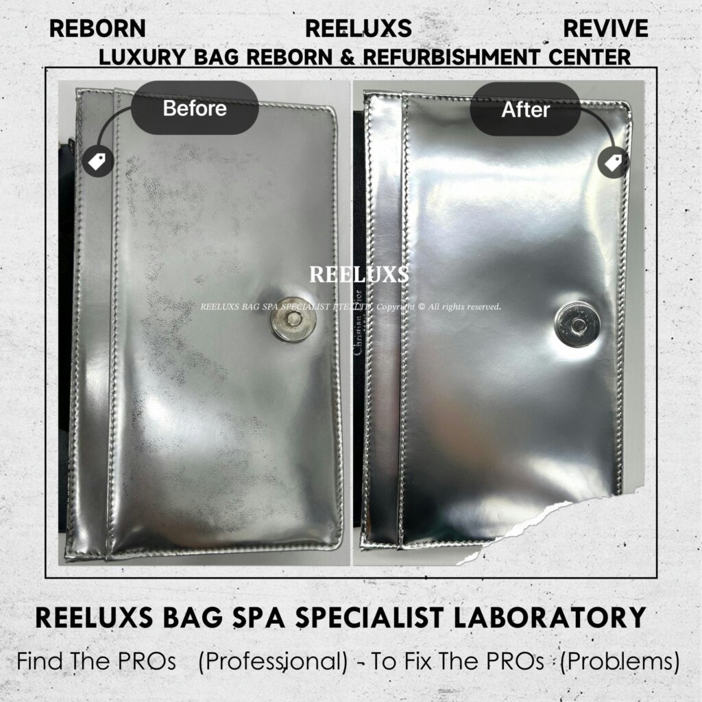 Diorama Metallic Handbag Mold Spot Color Oxidation Problem Restoration | REELUXS — frame 5