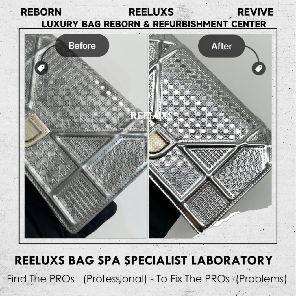 Diorama Metallic Handbag Mold Spot Color Oxidation Problem Restoration | REELUXS — frame 7