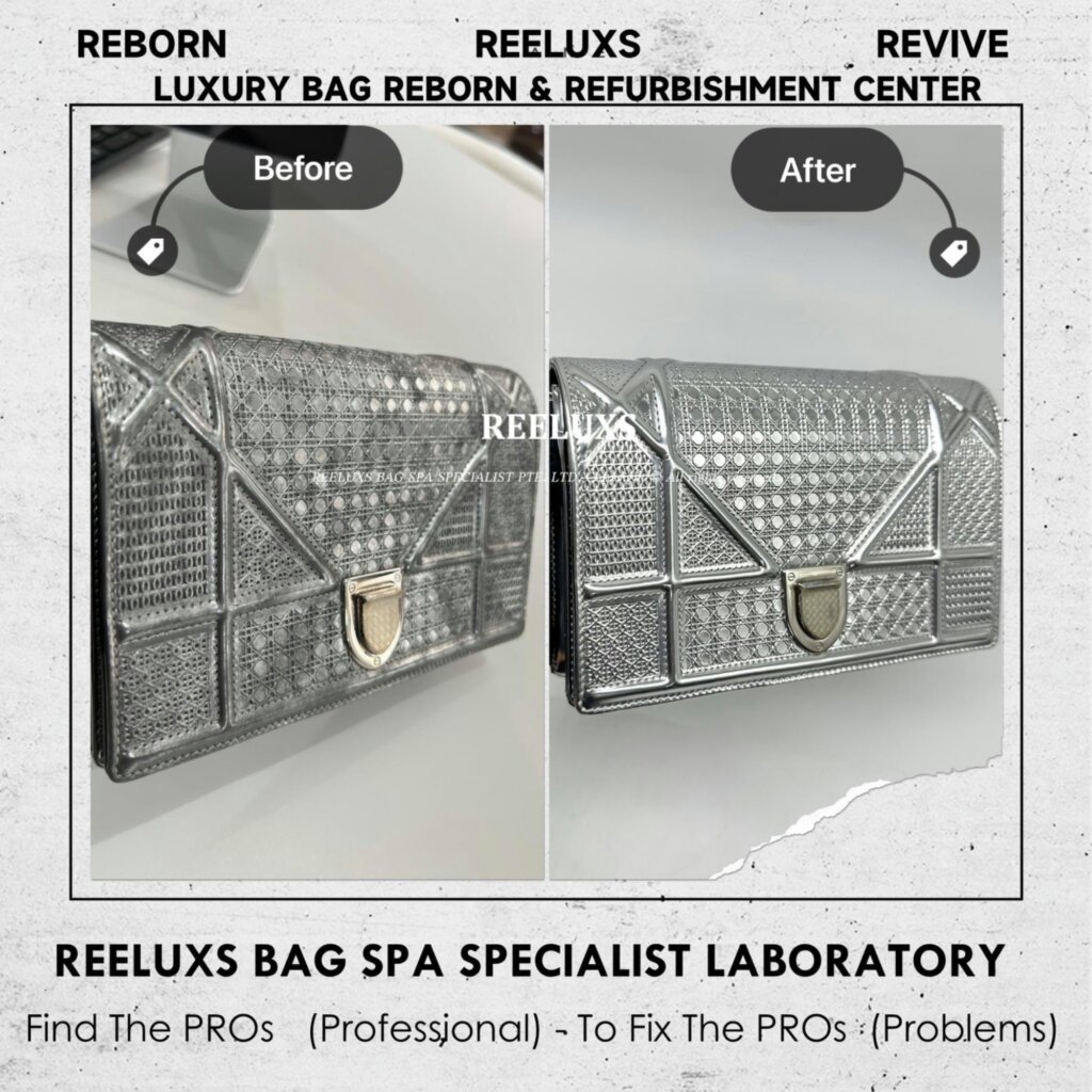 Diorama Metallic Handbag Mold Spot Color Oxidation Problem Restoration | REELUXS — frame 6