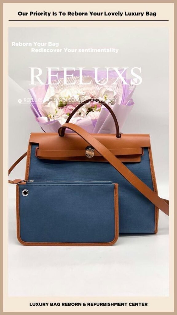 “HERMES Herbag Fabric Stain Deep Nano Spa Treatment Leather Color Faded Restoration” — frame 9