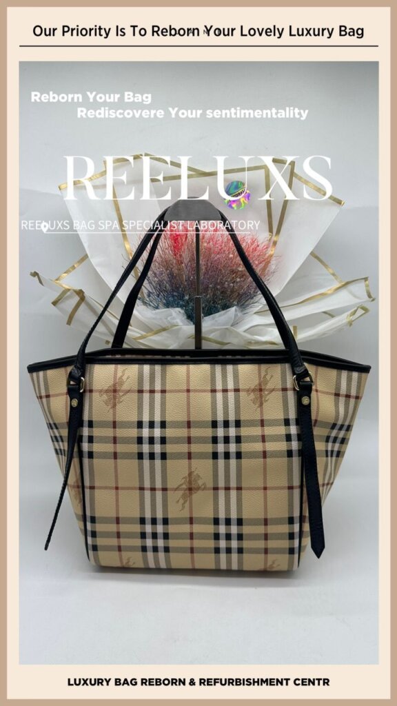 Check Canvas Tote Bag Canvas Damaged & Stained, Canvas Replacement & Refurbishment… — frame 3