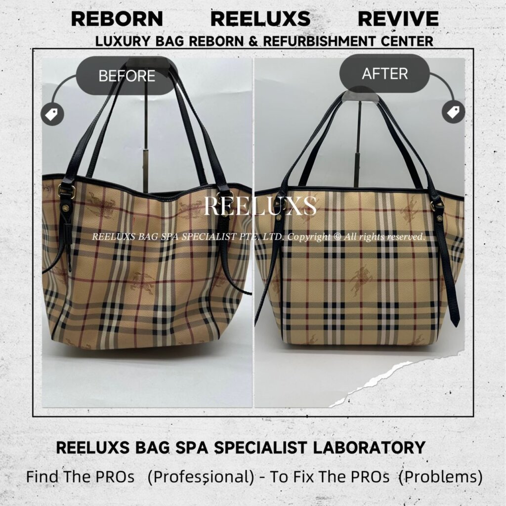 Check Canvas Tote Bag Canvas Damaged & Stained, Canvas Replacement & Refurbishment… — frame 4