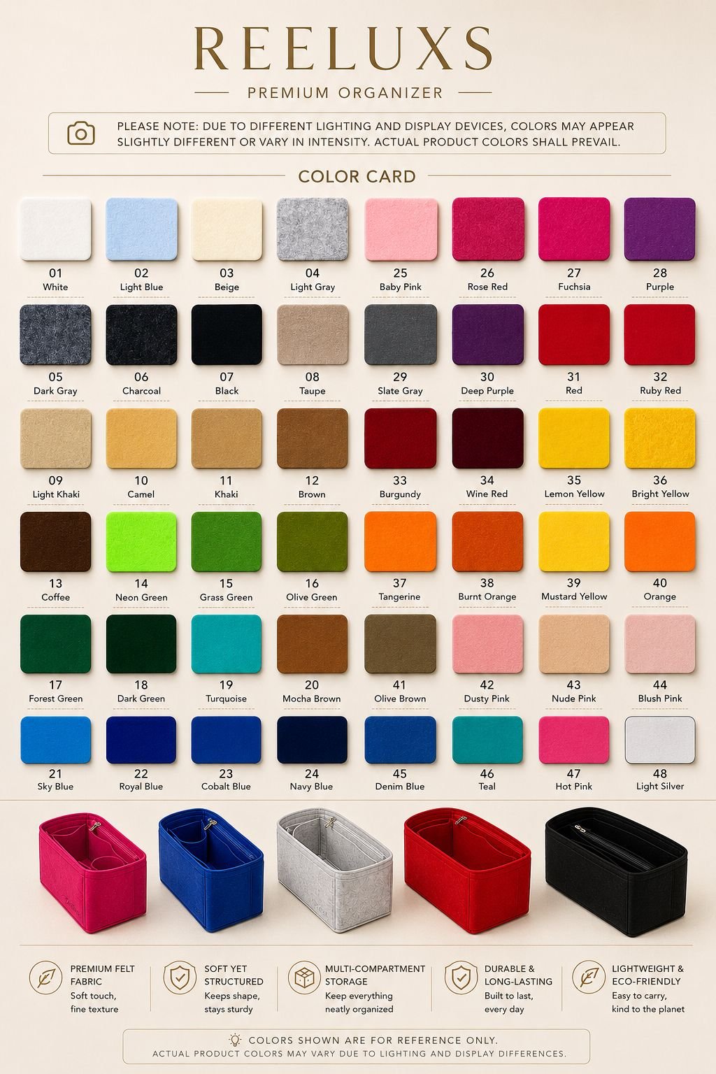 REELUXS Organizer - Multiple Shape 2 REELUXS Organizer - Multiple Shape - Image 2
