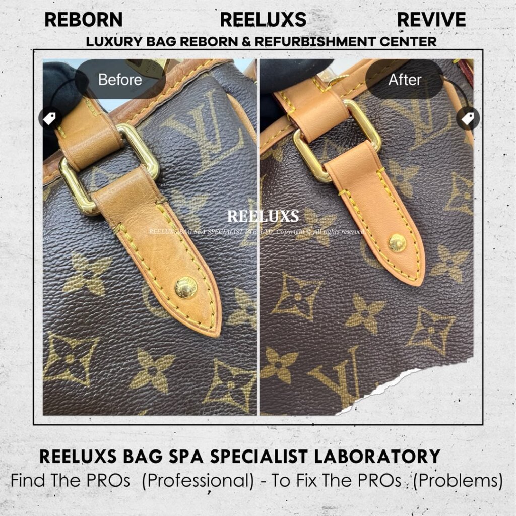 Estrela Handbag Vachetta Cracked Damaged & Oxidation — frame 8