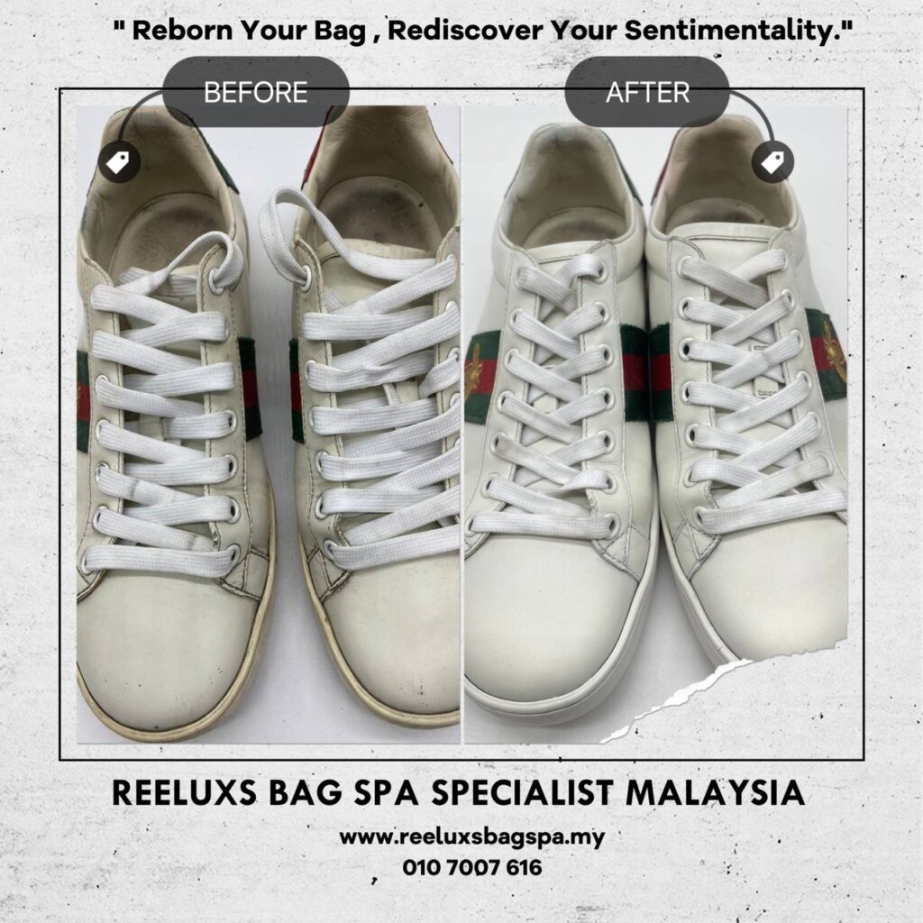 Ace Bee Sneakers Scales Tear Off, Leather Color Faded & Metallic Color… — frame 3