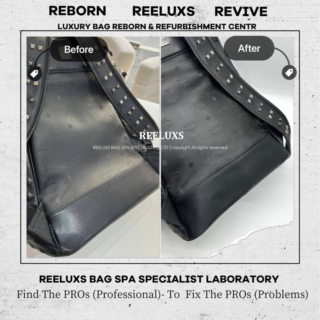 Stark Backpack Back Side Leather Tear Off & Broken Leather Partly — frame 3