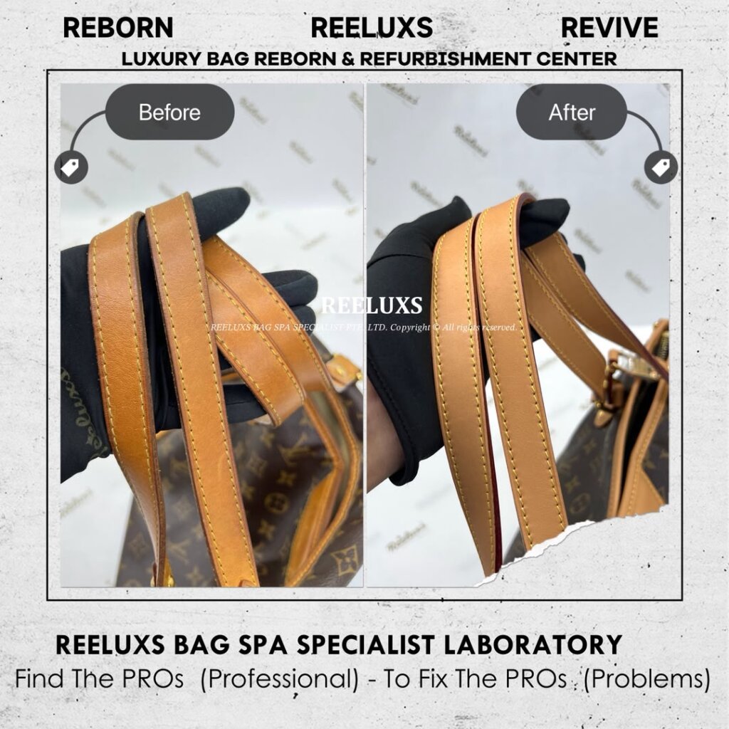 Estrela Handbag Vachetta Cracked Damaged & Oxidation — frame 10