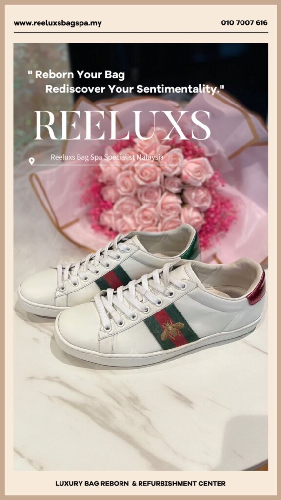 Ace Bee Sneakers Scales Tear Off, Leather Color Faded & Metallic Color… — frame 4
