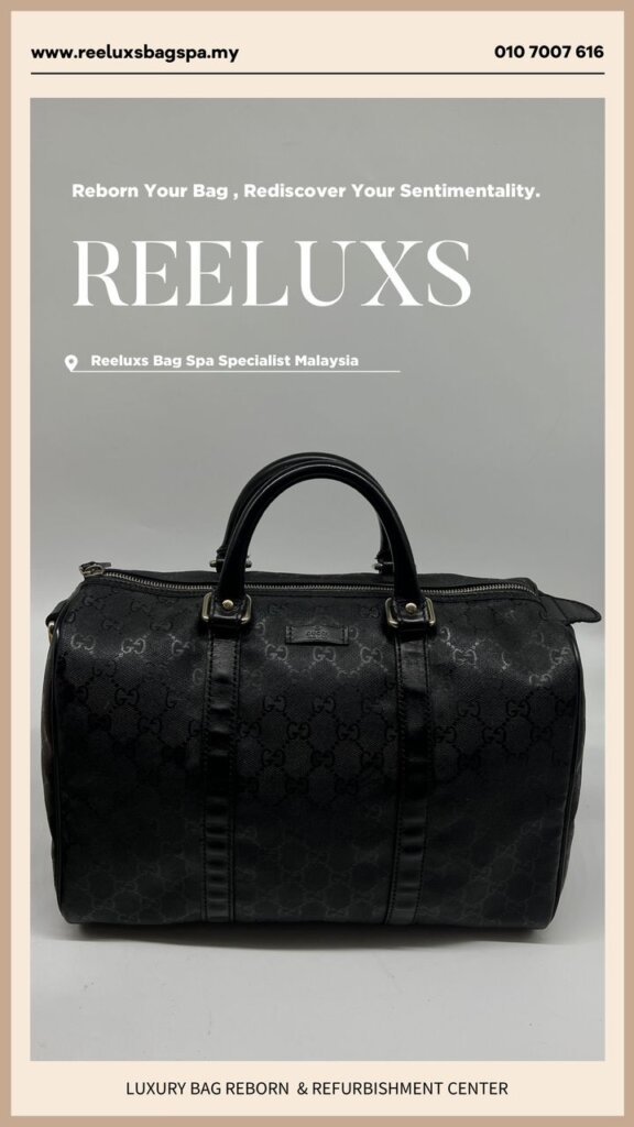 GG Supreme Boston Bag Metallic Color Peeling & Damage Restoration, Color Change… — frame 5