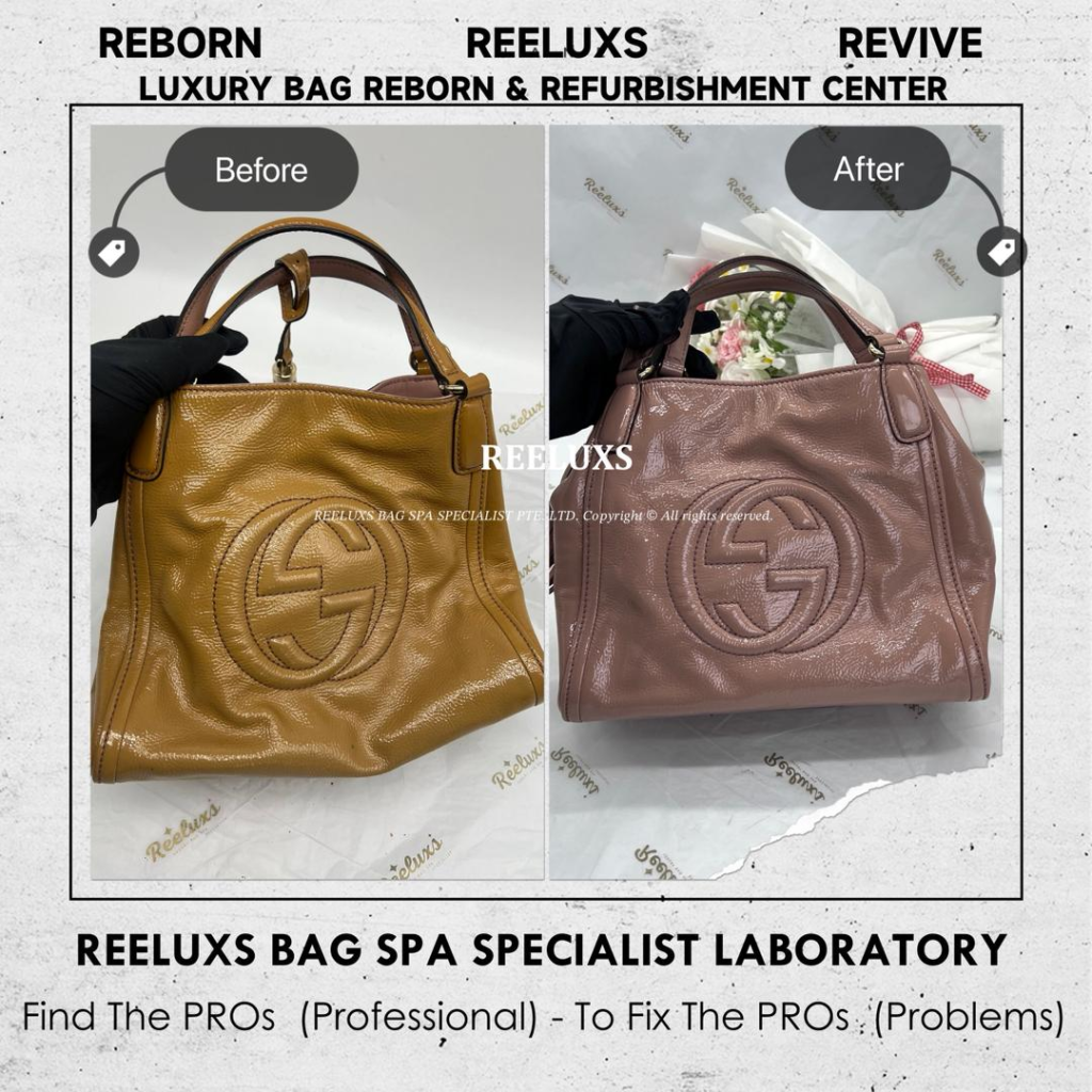 Soho Patent Leather Bag Patent Color Oxidation — frame 1