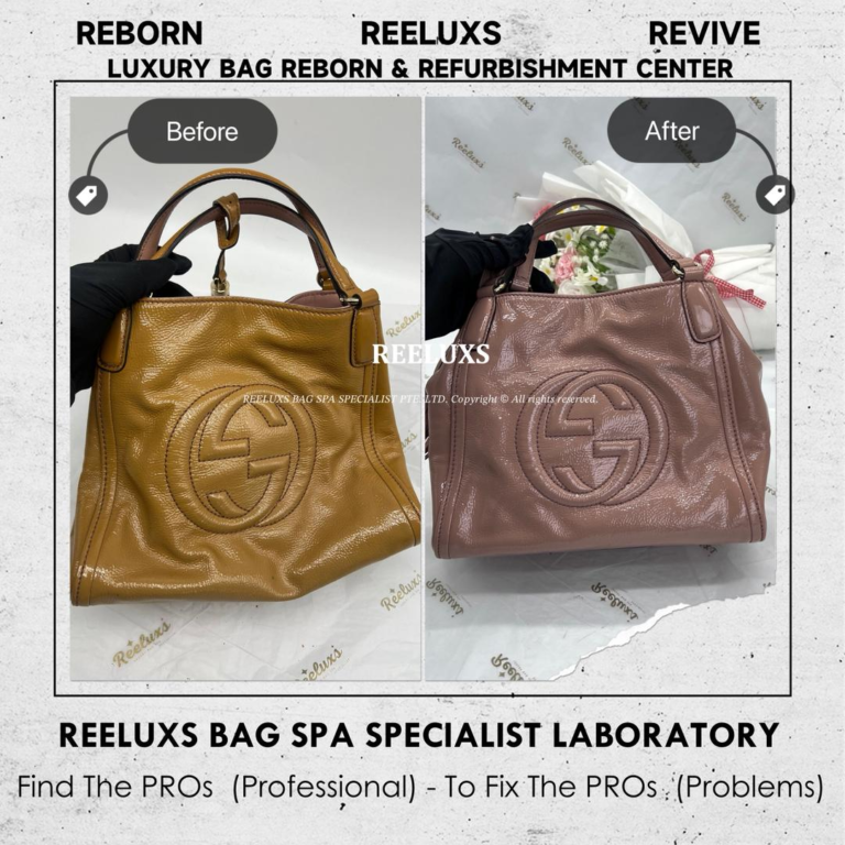Gucci Soho Patent Leather Bag Patent Color Oxidation Restoration