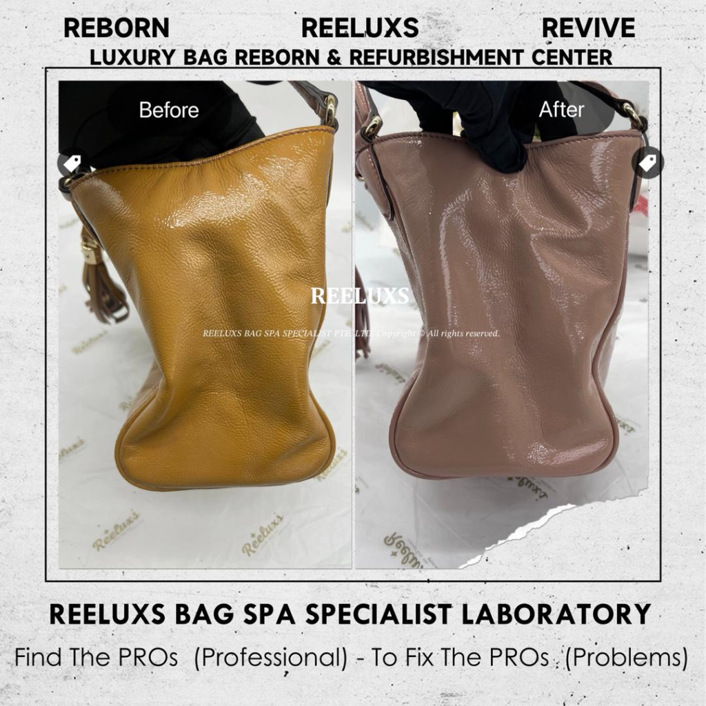 Soho Patent Leather Bag Patent Color Oxidation — frame 3