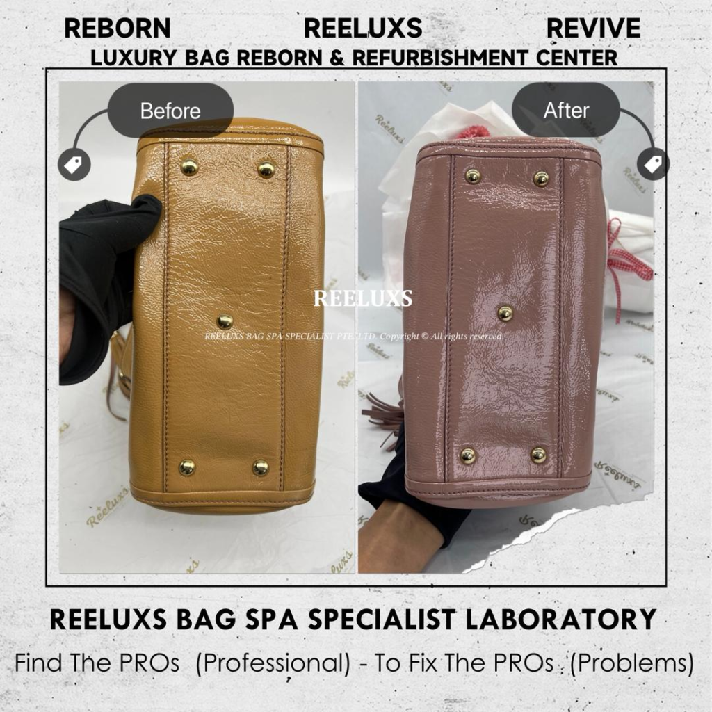 Soho Patent Leather Bag Patent Color Oxidation — frame 4