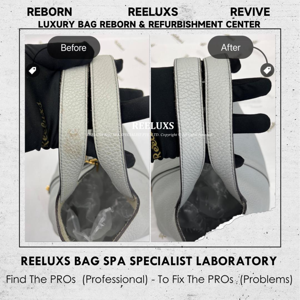 Picotin Lock Bag Interior Yellowish Stain Problem & Leather Stain Nano Spa… — frame 4