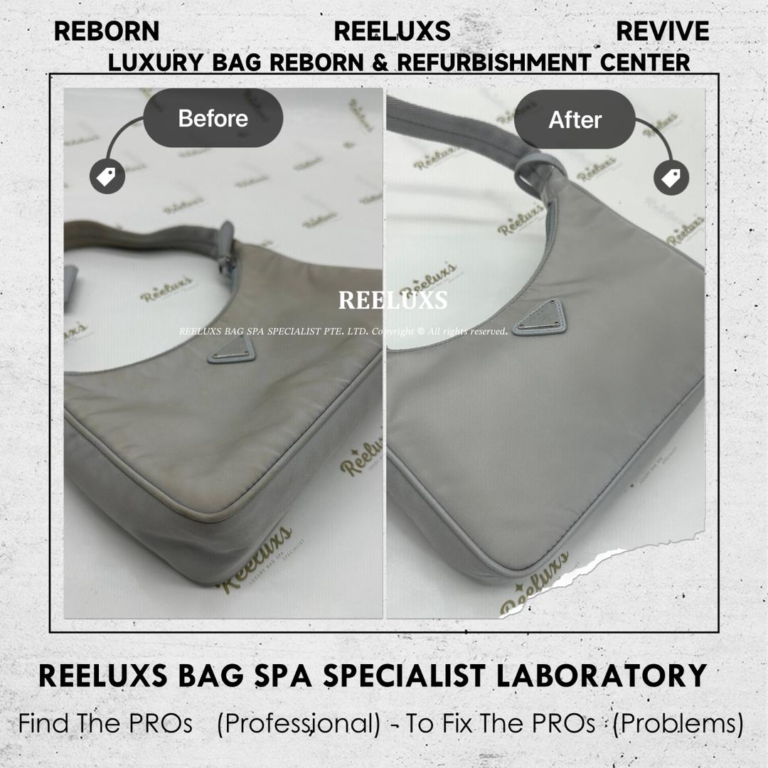 Prada Re-Edition 2005 Nylon Shoulder Bag Nylon Dust Dirty Stain Nano Spa Deep Cleaning & Nano Treatment  Antibacterial