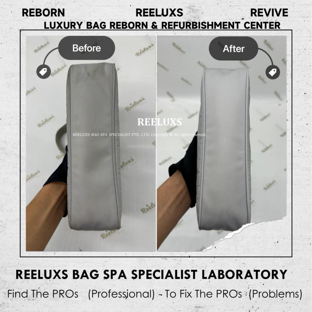 Re-Edition 2005 Nylon Shoulder Bag Nylon Dust Dirty Stain Nano Spa Deep… — frame 9